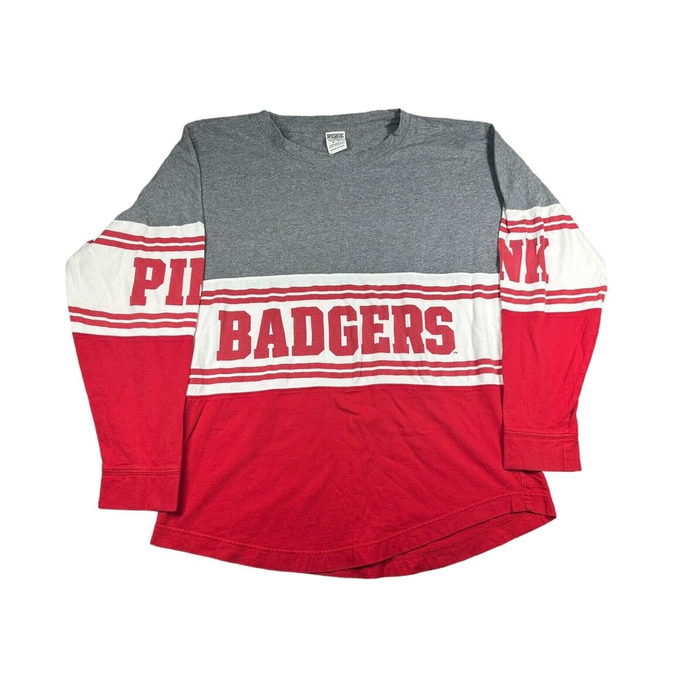 Pink Victoria's Secret with 5th & Ocean Women's Sweatshirt Wisconsin Badgers M